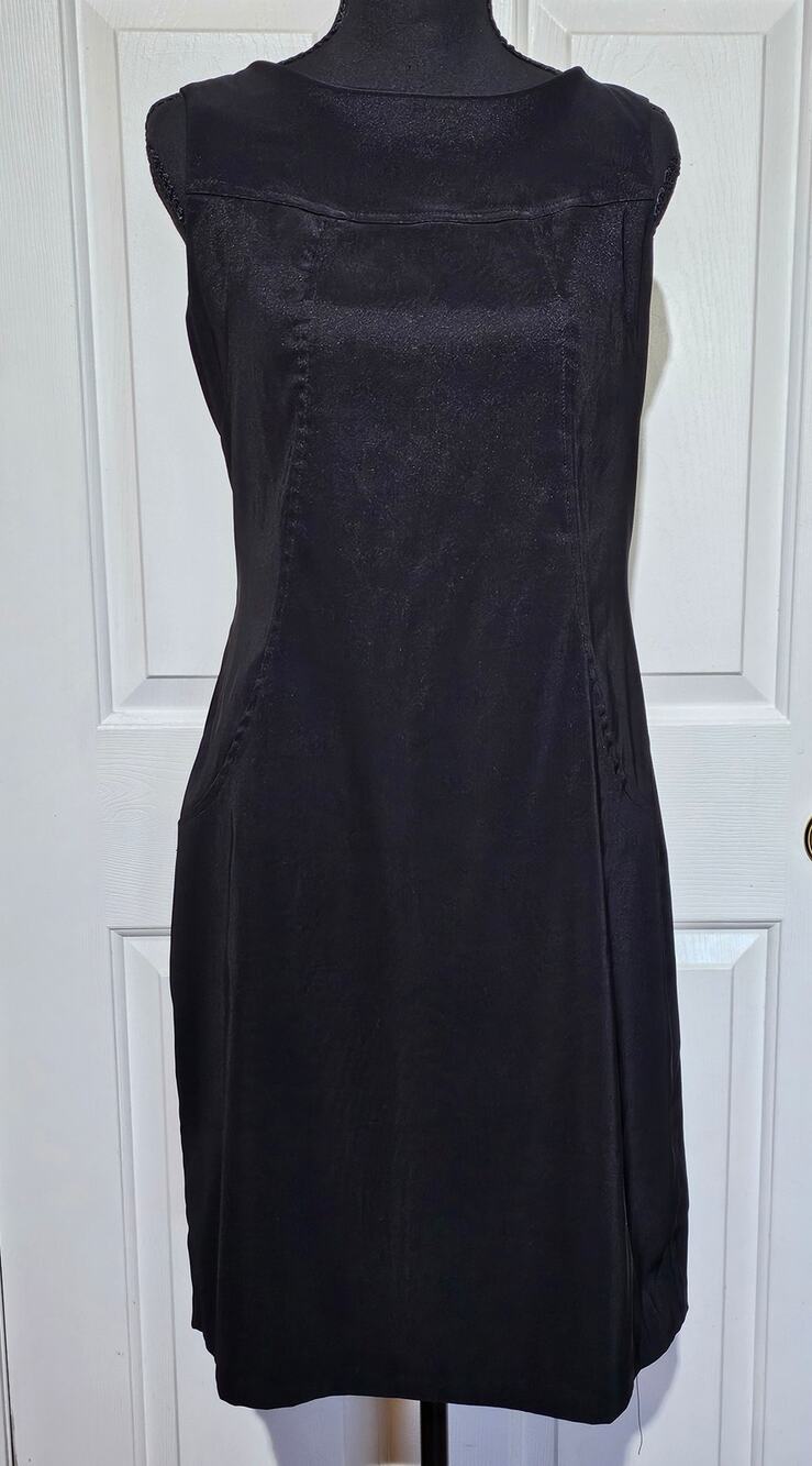 ALYX Limited Size 10 Black Sleeveless Sheath Dress Classic Career Cocktail